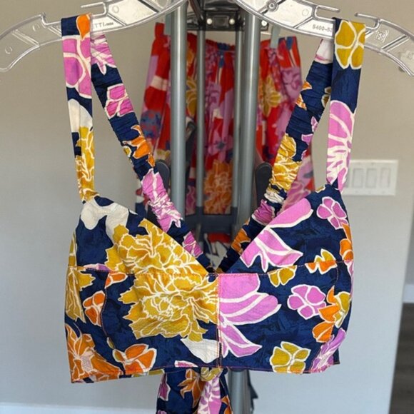 Anthropologie Maeve Floral Skirt and Bra Top - (TWO PIECES) - Picture 5 of 14